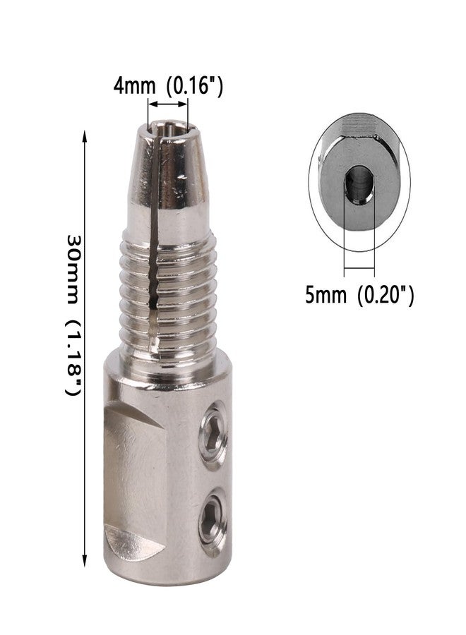 logyues Fielect Flex Collet Coupler for 5mm Motor Shaft w/ 4mm Flex Shaft Flexible Coupling RC Boat - Image 5